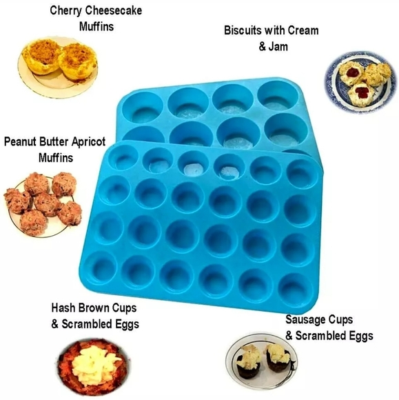 Silicone Muffin & Cupcake Pan Baking Molds… - Picture 9 of 12